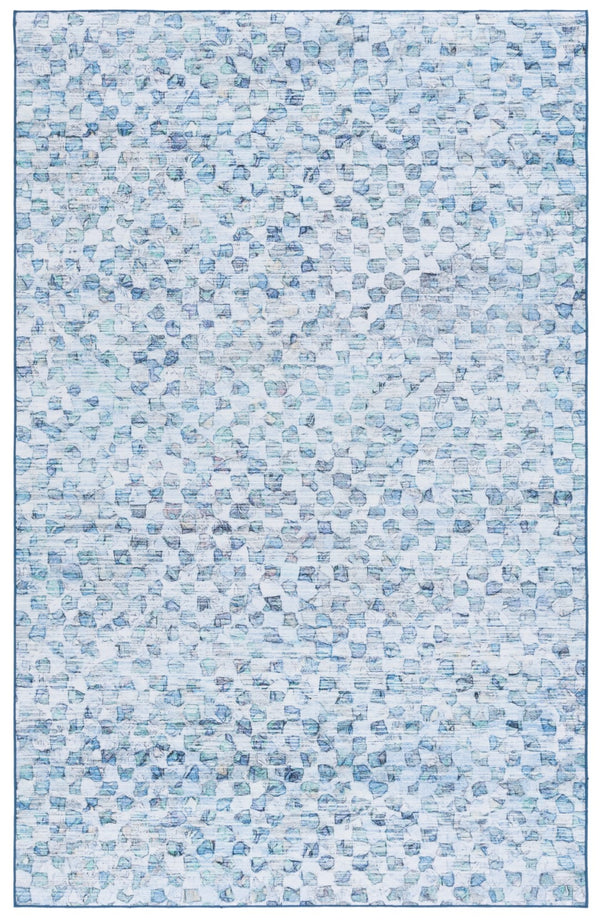Safavieh Tacoma 917 Power Loomed Transitional Rug Grey / Aqua 5' x 8'