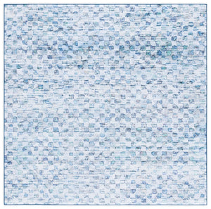 Safavieh Tacoma 917 Power Loomed Transitional Rug Grey / Aqua 6' x 6' Square