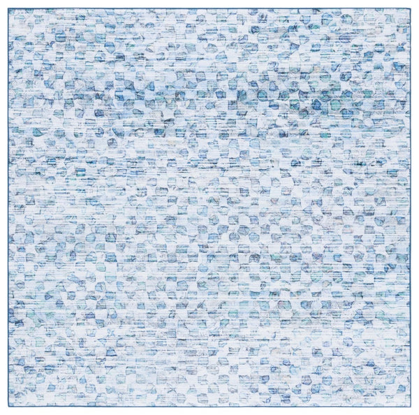Safavieh Tacoma 917 Power Loomed Transitional Rug Grey / Aqua 6' x 6' Square