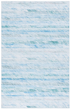 Safavieh Tacoma 919 Power Loomed Transitional Rug Grey / Aqua 5' x 8'