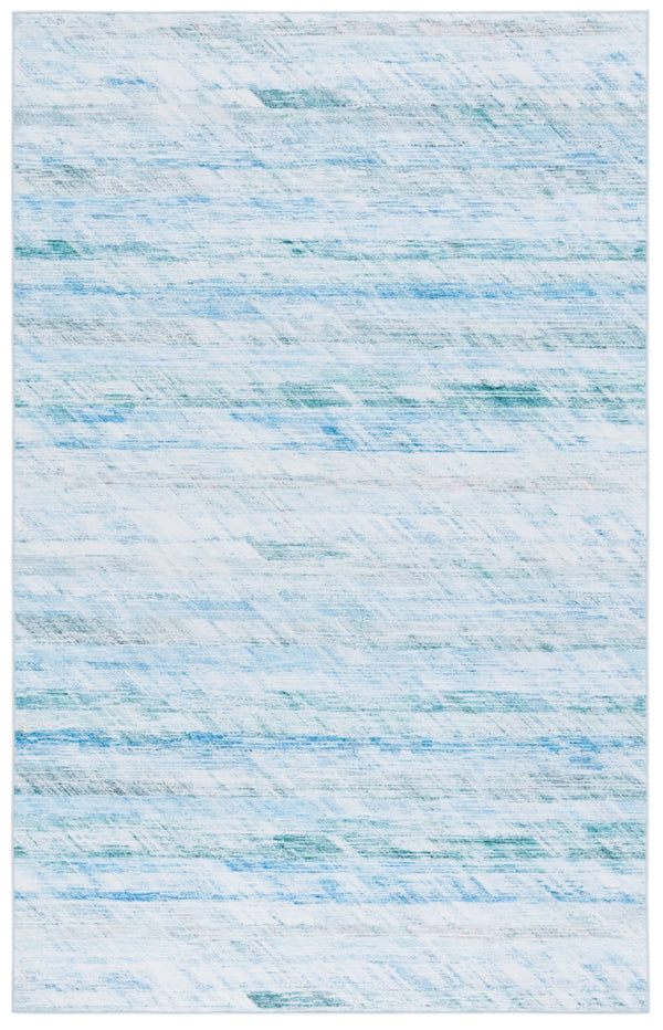 Safavieh Tacoma 919 Power Loomed Transitional Rug Grey / Aqua 5' x 8'