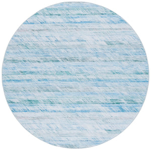 Safavieh Tacoma 919 Power Loomed Transitional Rug Grey / Aqua 6' x 6' Round