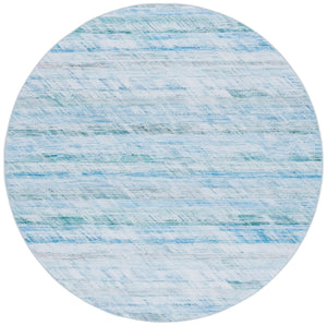 Safavieh Tacoma Power-Loomed 2'6"X4' Grey Aqua Rug — Low-Profile, Washable Polyester, Slip-Resistant Coastal Elegance TAC919B-24