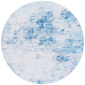 Safavieh Tacoma 943 Power Loomed Transitional Rug Beige / Turquoise 6' x 6' Round