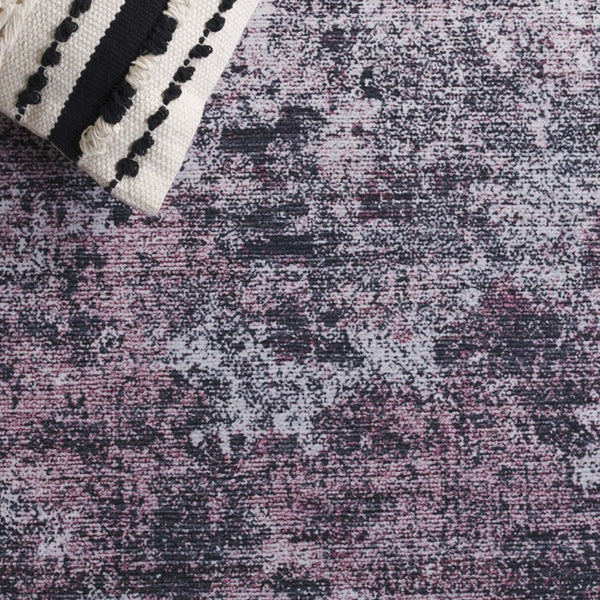 Safavieh Tacoma Abstract Geometric Polyester Area Rug Bold Rust Aqua Tones for Living Rooms Purple TAC943U-10