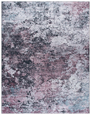 Safavieh Tacoma Abstract Geometric Polyester Area Rug Bold Rust Aqua Tones for Living Rooms Purple TAC943U-10