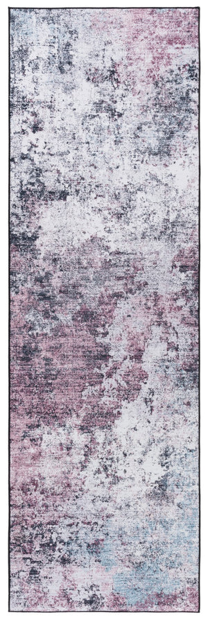 Safavieh Tacoma 943 Power Loomed Transitional Rug Plum / Black 2'-6" x 8'