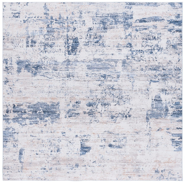 Safavieh Tacoma 944 Power Loomed Transitional Rug Beige / Blue 6' x 6' Square