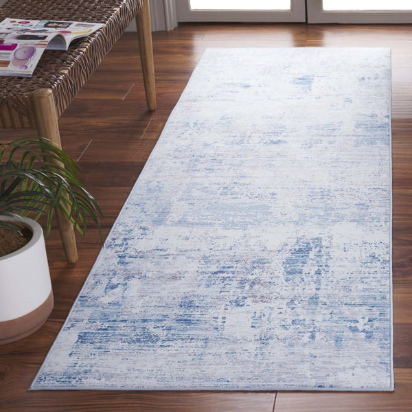 Safavieh Tacoma Power Loomed Polyester Runner Rug with Low Pile for Hallways and Entryways Gray 2'-6" x 6'-0" TAC944F-26