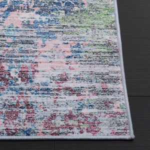 Safavieh Tacoma Power Loomed Polyester Runner Rug with Low Pile for Hallways and Entryways Purple 10'-0" x 14'-0" TAC944U-10