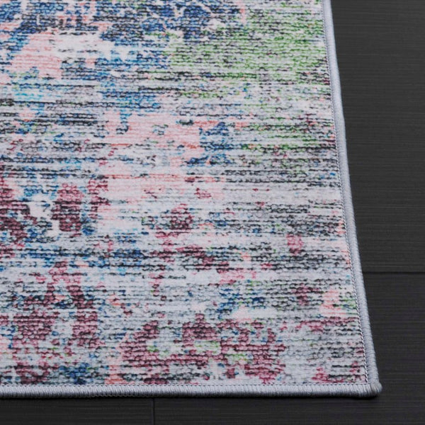 Safavieh Tacoma Power Loomed Polyester Runner Rug with Low Pile for Hallways and Entryways Purple 10'-0" x 14'-0" TAC944U-10