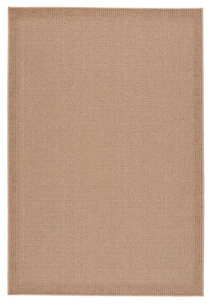 Jaipur Living Vibe by Jaipur Living Maeva Flatweave Polypropylene Indoor Outdoor Coastal Area Rug Beige 10'X14' RUG149665