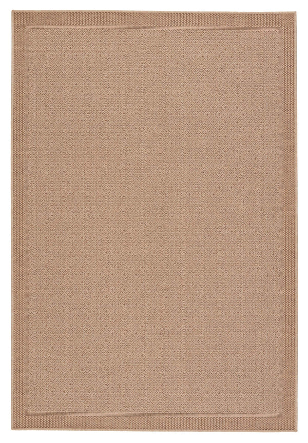 Jaipur Living Vibe by Jaipur Living Maeva Flatweave Polypropylene Indoor Outdoor Coastal Area Rug Beige 10'X14' RUG149665