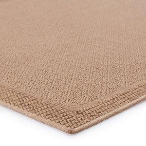 Jaipur Living Vibe by Jaipur Living Maeva Flatweave Polypropylene Indoor Outdoor Coastal Area Rug Beige 10'X14' RUG149665