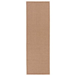 Jaipur Living Vibe by Jaipur Living Maeva Flatweave Polypropylene Indoor Outdoor Coastal Area Rug Beige 2'6"X8' RUG149662