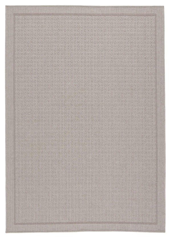 Jaipur Living Vibe by Jaipur Living Maeva Flatweave Polypropylene Indoor Outdoor Coastal Area Rug Gray 4'X6' RUG149670