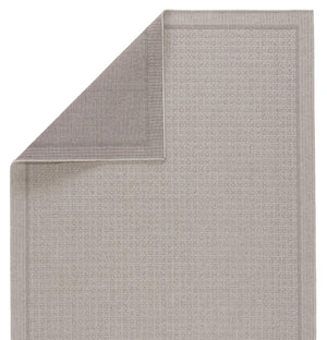 Jaipur Living Vibe by Jaipur Living Maeva Flatweave Polypropylene Indoor Outdoor Coastal Area Rug Gray 4'X6' RUG149670