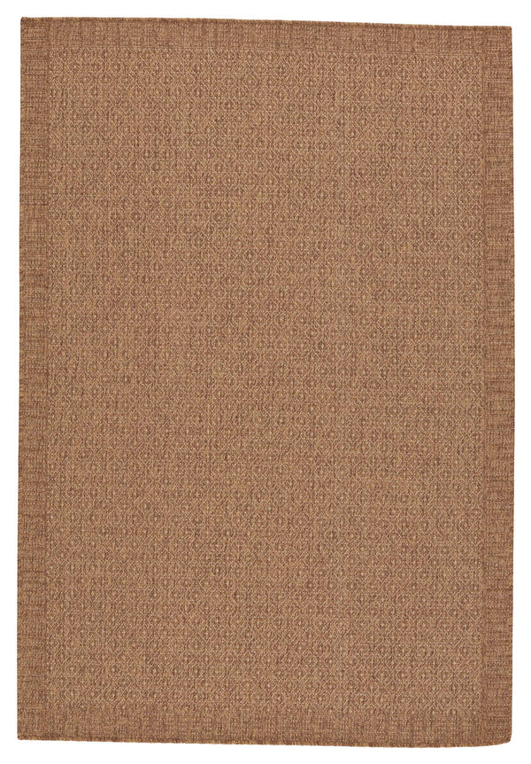 Jaipur Living Vibe by Jaipur Living Maeva Flatweave Polypropylene Indoor Outdoor Coastal Area Rug Light Brown 8'X10' RUG149680