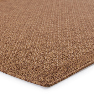 Jaipur Living Vibe by Jaipur Living Maeva Flatweave Polypropylene Indoor Outdoor Coastal Area Rug Light Brown 8'X10' RUG149680