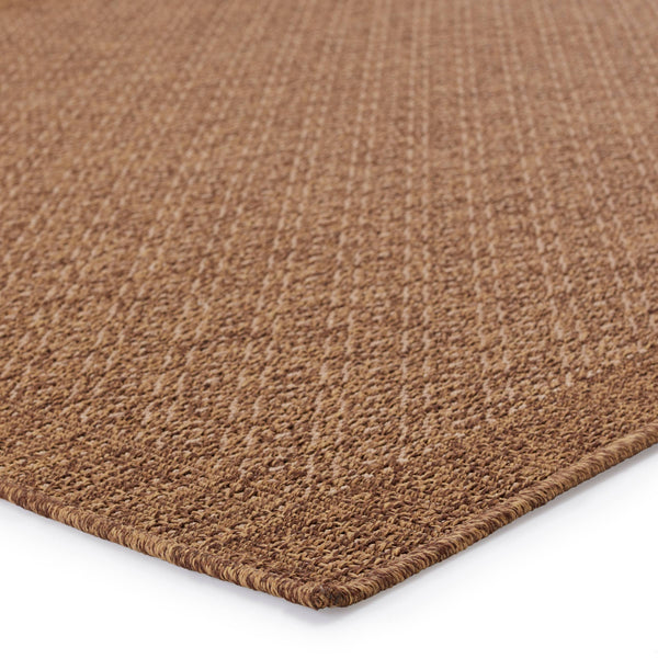Jaipur Living Vibe by Jaipur Living Maeva Flatweave Polypropylene Indoor Outdoor Coastal Area Rug Light Brown 8'X10' RUG149680
