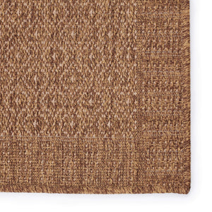 Jaipur Living Vibe by Jaipur Living Maeva Flatweave Polypropylene Indoor Outdoor Coastal Area Rug Light Brown 8'X10' RUG149680