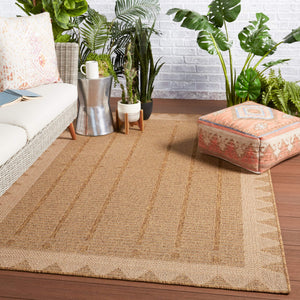 Jaipur Living Vibe by Jaipur Living Akamai Flatweave Polypropylene Rug Sisal Texture Coastal Patio 5'3" x 7'6" RUG149685