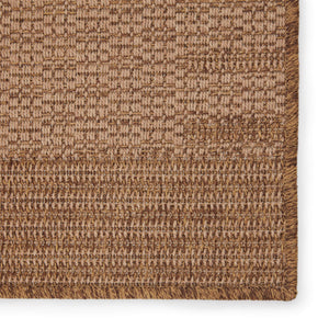Jaipur Living Vibe by Jaipur Living Poerava Flatweave Polypropylene Indoor Outdoor Bordered Neutral Rug Beige 8'X10' RUG149846