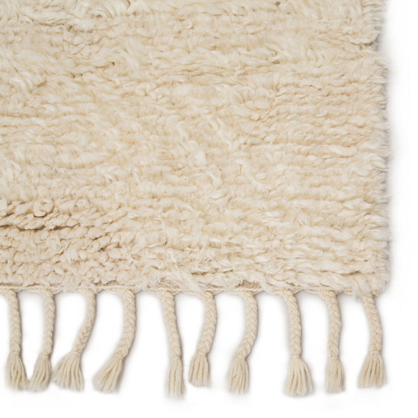Jaipur Living Jaipur Living Akka Wool Hand-knotted Moroccan Geometric Bohemian Cream Area Rug 9'X13' RUG144754