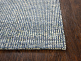 Rizzy Talbot TAL101 Hand Tufted Casual/Solid Wool Rug Blue 8' x 11'