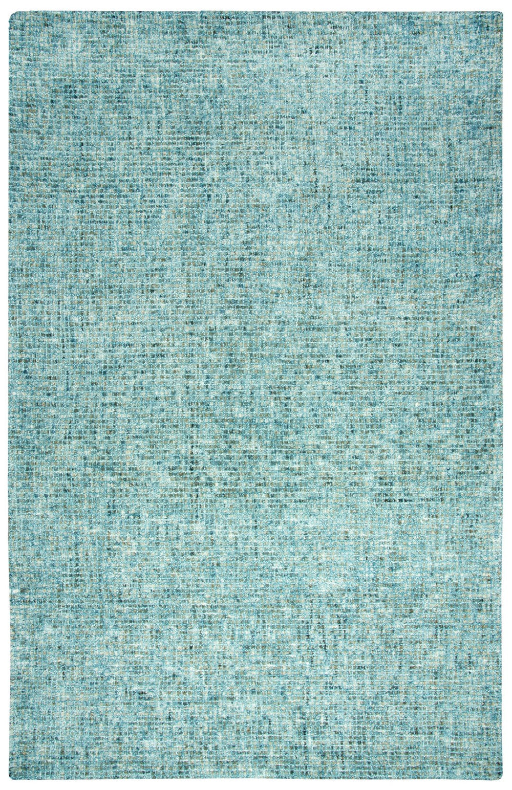 Rizzy Talbot TAL107 Hand Tufted Casual/Solid Wool Rug Teal 8' x 11'