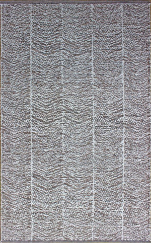 Chandra Rugs Hand-woven Flatweave Cotton Rug - Artisanal Comfort & Elegance For Your Living Space Sanctuary! Brown,White Cotton Tan45912-576
