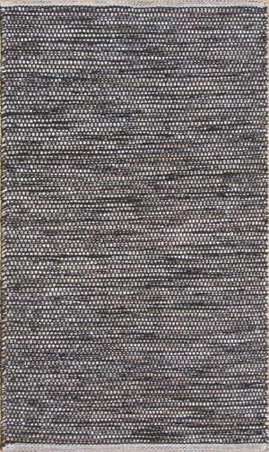 Chandra Rugs Hand-woven Flatweave Cotton Rug – Artisan Crafted, Unique Texture For Cozy Home Decor & Style Black,Beige Cotton Tan45920-576