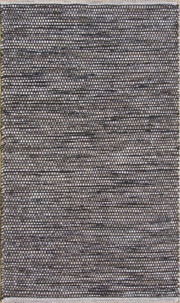 Chandra Rugs Hand-woven Flatweave Cotton Rug – Artisan Crafted, Unique Texture For Cozy Home Decor & Style Black,Beige Cotton Tan45920-576