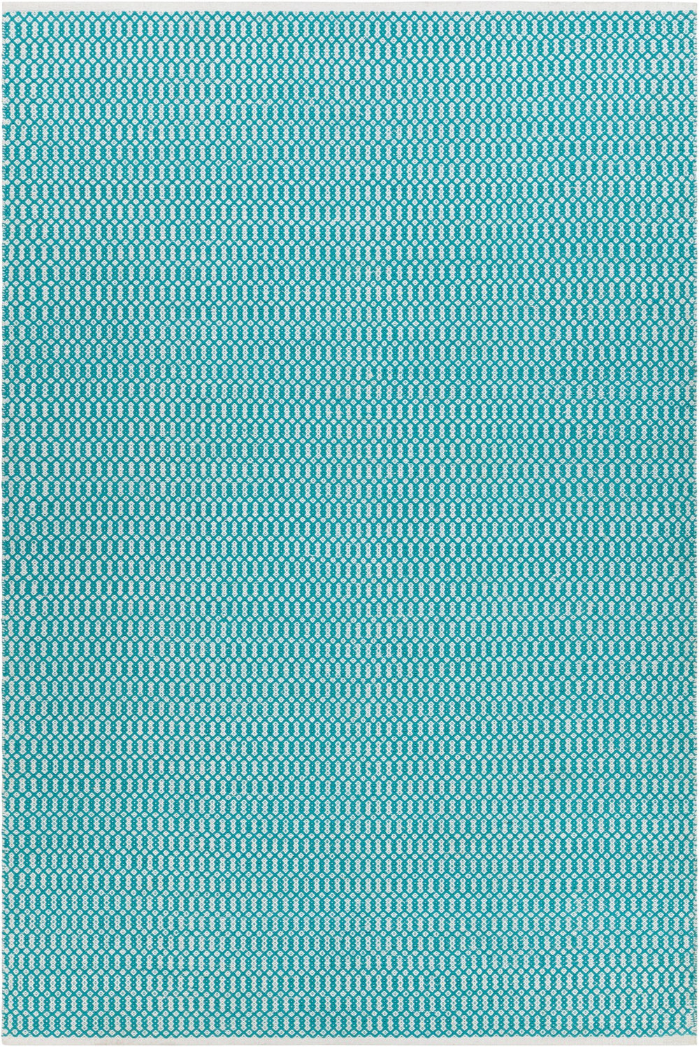 Chandra Rugs Hand-woven Cotton Rug – Luxurious Flatweave Design For Comfort & Style In Any Home Decor Setting Teal,White Cotton Tan45932-576