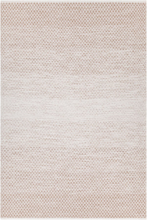 Chandra Rugs Hand-woven Cotton Rug - Exquisite Flatweave Design For Style, Comfort, And Handmade Artistry Brown,White Cotton Tan45933-576