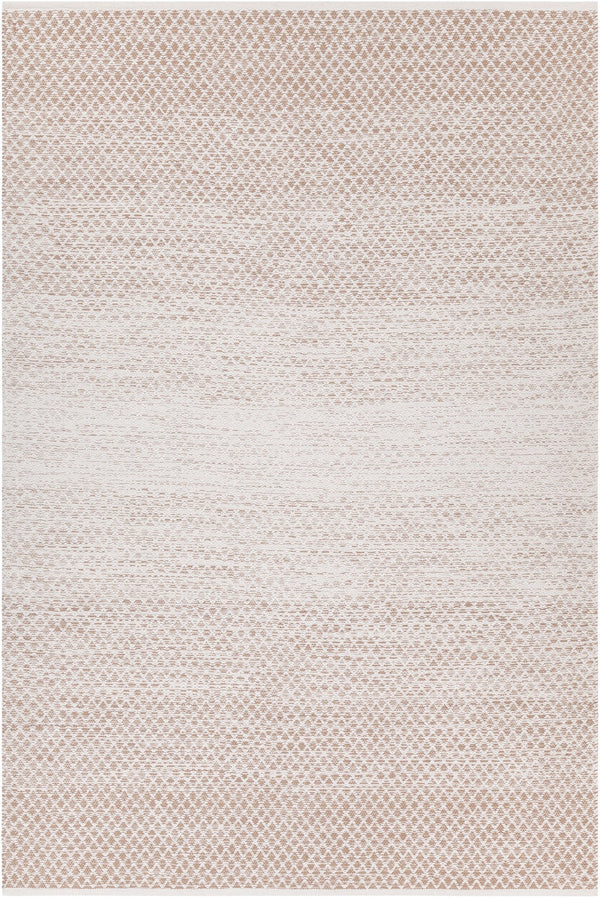 Chandra Rugs Hand-woven Cotton Rug - Exquisite Flatweave Design For Style, Comfort, And Handmade Artistry Brown,White Cotton Tan45933-576