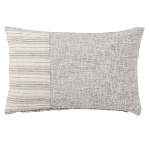 Jaipur Living Jaipur Living Madelia Reversible Stripe Lumbar Pillow Cotton Blend Bedroom Accent Down PLW103942
