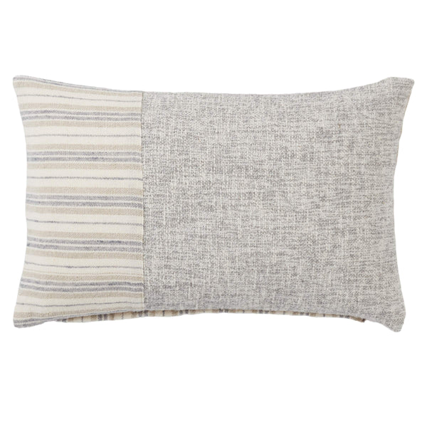 Jaipur Living Jaipur Living Madelia Reversible Stripe Lumbar Pillow Cotton Blend Bedroom Accent Down PLW103942