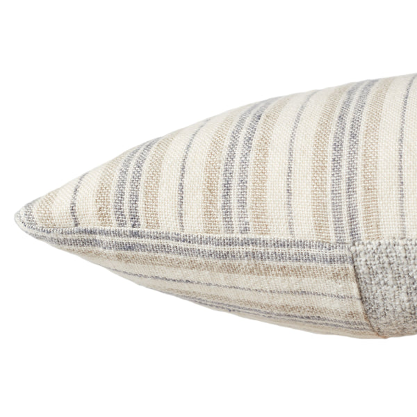 Jaipur Living Jaipur Living Woven Stripe Lumbar Pillow Cover Cotton Blend Reversible Boho Accent PLC102575