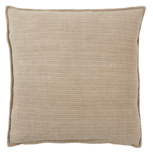 Jaipur Living Jaipur Living Woven Cotton Jute Lurex Stripe Reversible Square Pillow Cover Boho Neutral PLC102576
