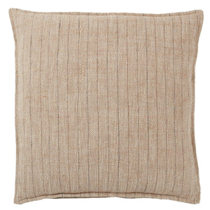 Jaipur Living Jaipur Living Woven Cotton Jute Lurex Stripe Reversible Square Pillow Cover Boho Neutral PLC102576