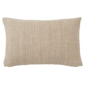 Jaipur Living Jaipur Living Striped Lumbar Pillow Cover Cotton Jute Blend Earthy Bohemian Sofa Accent PLC102578