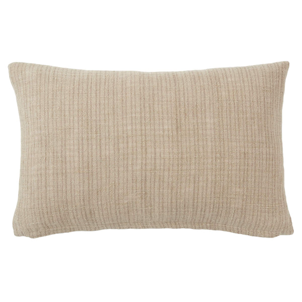 Jaipur Living Jaipur Living Striped Lumbar Pillow Cover Cotton Jute Blend Earthy Bohemian Sofa Accent PLC102578