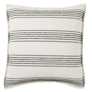 Jaipur Living Jaipur Living Tanzy Cotton Woven Stripe Reversible Throw Pillow for Modern Interiors Poly Fill PLW103904