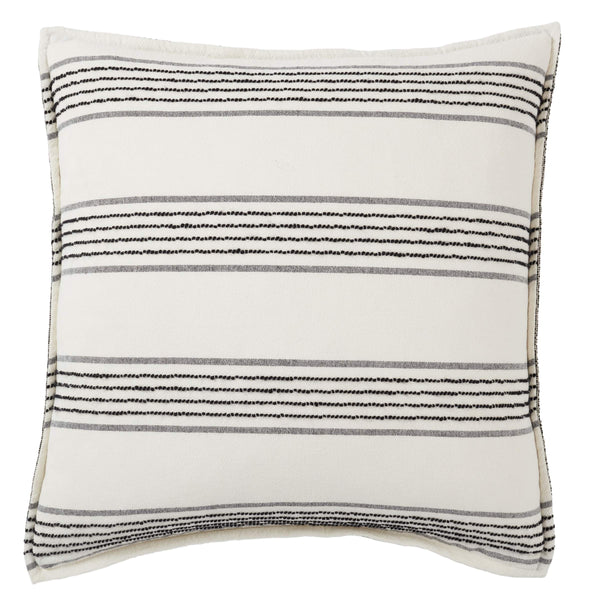 Jaipur Living Jaipur Living Tanzy Cotton Woven Stripe Reversible Throw Pillow for Modern Interiors Poly Fill PLW103904