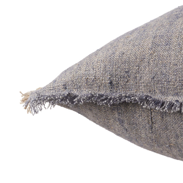 Jaipur Living Jaipur Living Morrigan Linen Striped Throw Pillow Cover with Artisan Fringe Trim 24" Square PLC102610