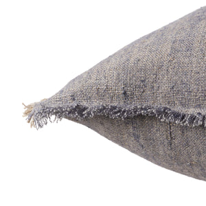 Jaipur Living Jaipur Living Morrigan Linen Striped Throw Pillow with Fringe Trim for Earthy Interiors 24" Square Poly Fill PLW104007