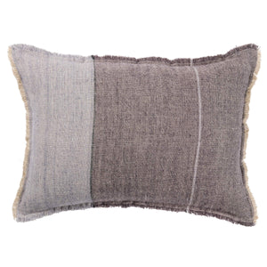 Jaipur Living Jaipur Living Morrigan Linen Striped Throw Pillow Cover with Artisan Fringe Trim 16"X24" Lumbar PLC102611