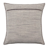 Jaipur Living Tanzy Cadell Contemporary Farmhouse Handmade Indoor Pillow Gray 24"x24"