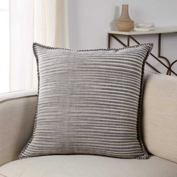Jaipur Living Jaipur Living Reversible Cotton Stripe Pillow Cover for Sofas and Bedroom Decor PLC102612